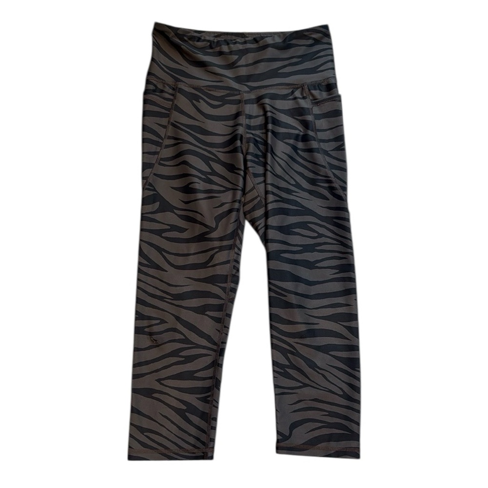 Old Navy | Zebra Print Powersoft Leggings *Flawed